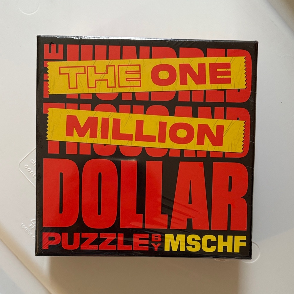 MSCHF The One Million Dollar Puzzle